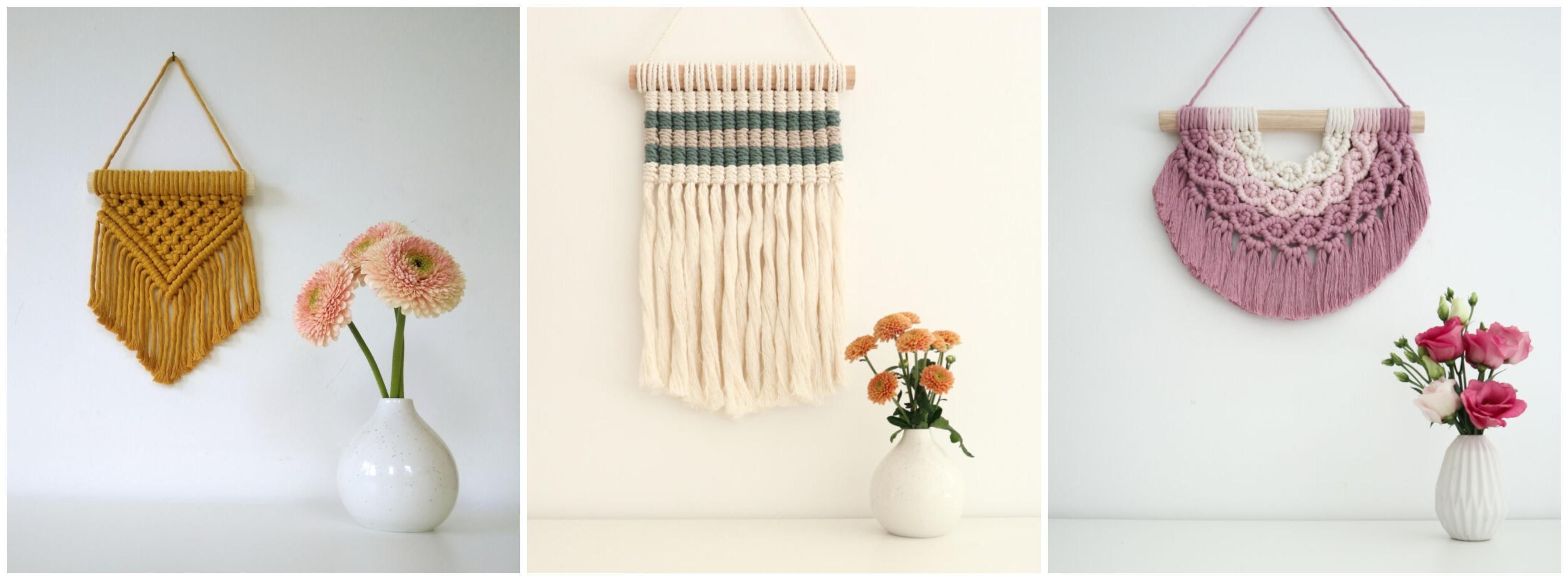 gyerek szoba dekoráció - makramé