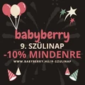 9 éves lett a babyberry, ünnepelj velünk!
