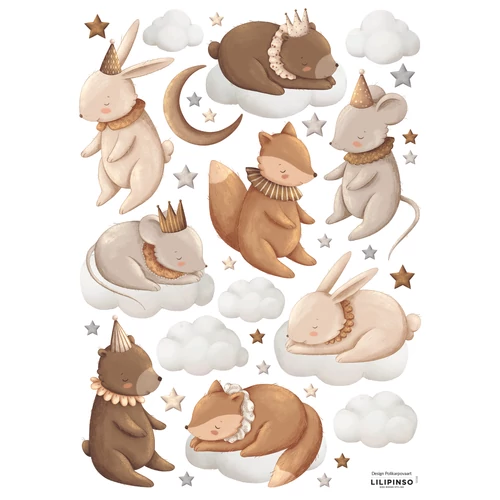 állatok és felhők falmatrica, Lilipinso