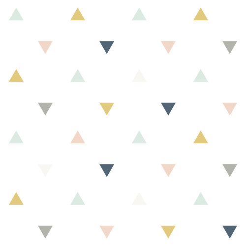 Lilipinso háromszög mintás tapéta gyerekszobába