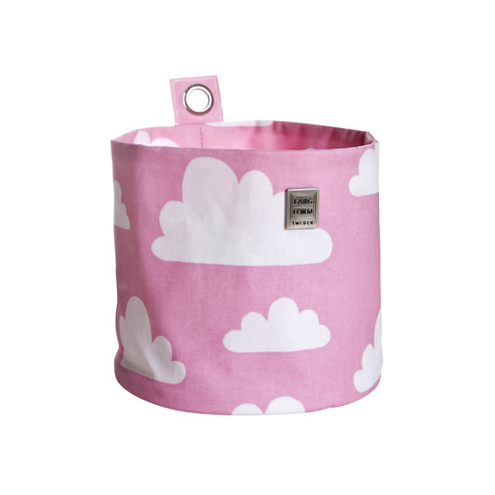 Rózsaszín felhős felakasztható tárolók, Farg&Form