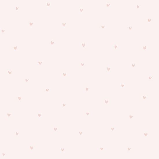 Rózsaszín apró szívecskés tapéta gyerekszobába, Lilipinso