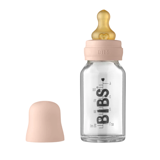 BIBS cumisüveg szett, 110 ml, púderrózsaszín