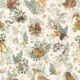 Kép 1/6 - mezei állatos tapéta, bézs alapon (Lilipinso)