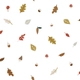 Kép 1/3 - Lilipinso őszi levél és termés mintás tapéta gyerekszobába