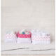 Kép 2/3 - Pink csillagos textil tároló, háromféle méretben, Little Stars