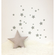 Kép 3/3 - Szürke csillag alakú díszpárna, Pastel Baby
