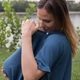 Kép 12/12 - éjkék szoptatós kendő (baba-mama)