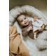 Kép 4/5 - Ervin baba virágos-mustár alvós rongyival és muszlin takaróval