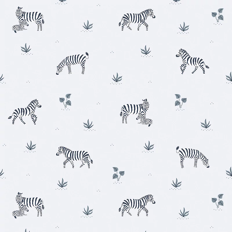 Zebra mintás tapéta gyerekszobába, Lilipinso