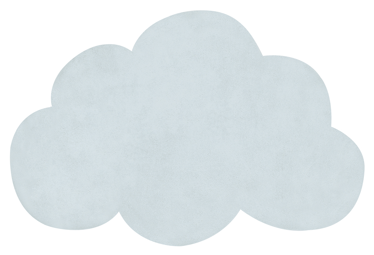 Felhő alakú szőnyeg - világos kék, Lilipinso
