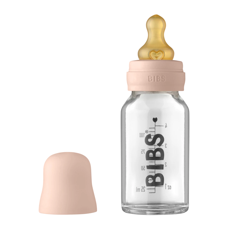 BIBS cumisüveg szett (110 ml), púderrózsaszín