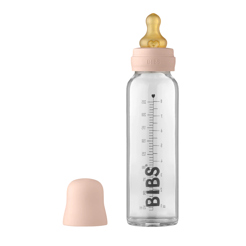 BIBS cumisüveg szett (225 ml), púderrózsaszín